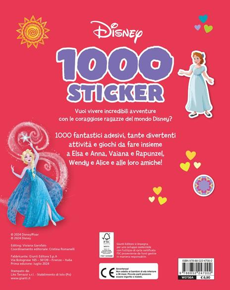 Ragazze coraggiose. 1000 sticker Disney. Tanti giochi e attività. Ediz. a colori - 2