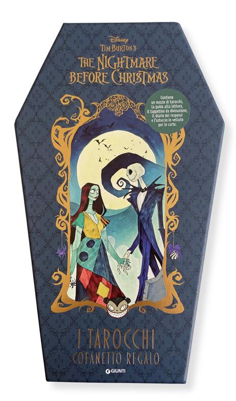 Nightmare before Christmas. I tarocchi. Cofanetto regalo. Ediz. a colori. Con tappetino da divinazione, astuccio in velluto, diario. Con 78 Carte - copertina