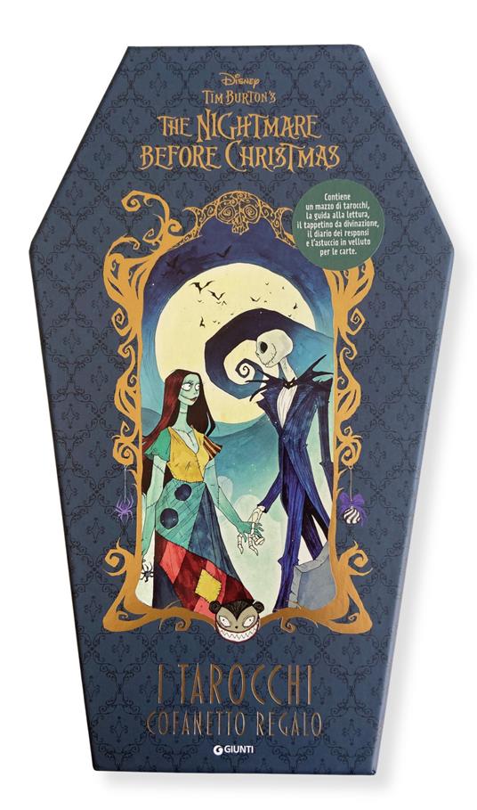 Nightmare before Christmas. I tarocchi. Cofanetto regalo. Ediz. a colori. Con tappetino da divinazione, astuccio in velluto, diario. Con 78 Carte - copertina