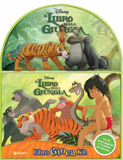 Il libro della giungla. Libro gioca kit. Ediz. a colori. Con 4 figurine 3D - copertina