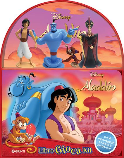 Aladdin. Libro gioca kit. Ediz. a colori. Con 4 personaggi 3D - copertina