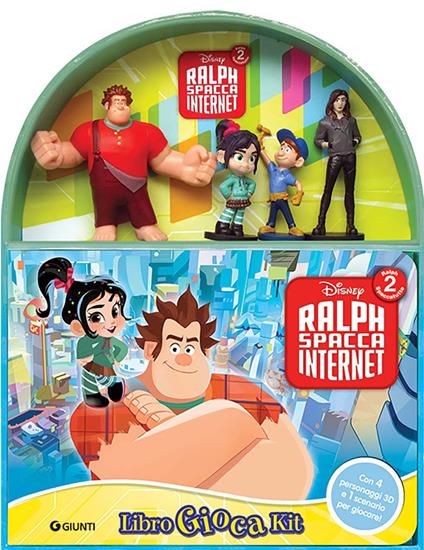 Ralph Spacca Internet. Libro gioca kit. Ediz. a colori. Con 4 personaggi 3D - copertina
