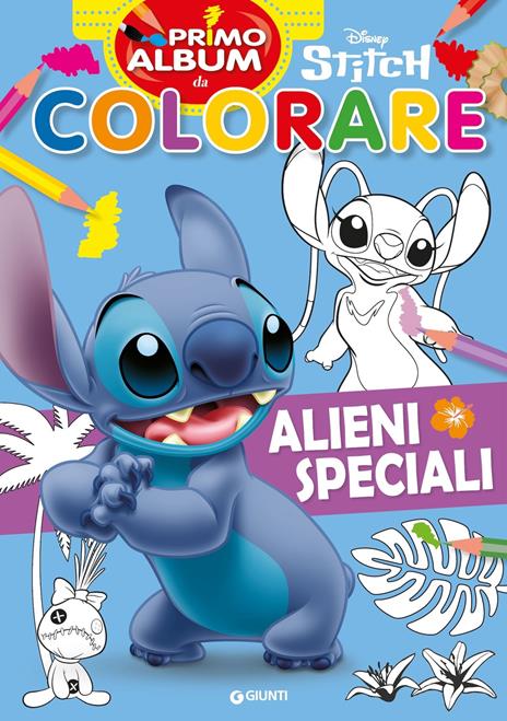 Alieni speciali. Stitch. Primo album da colorare. Ediz. a colori - copertina