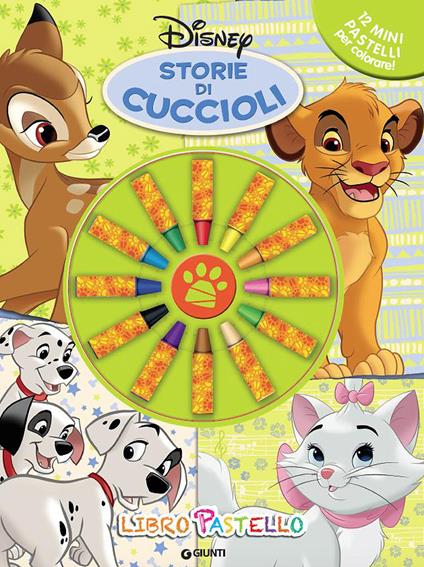 Storie di cuccioli. Libro pastello. Ediz. illustrata. Con 12 pastelli - copertina
