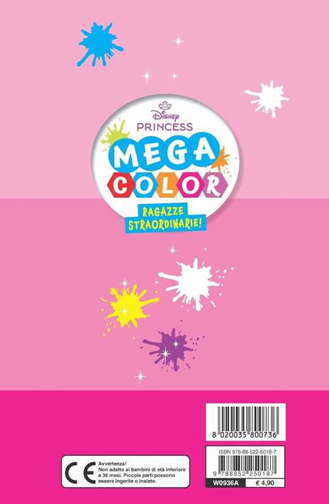 Ragazze straordinarie! Disney Princess. Mega color. Ediz. illustrata - 6