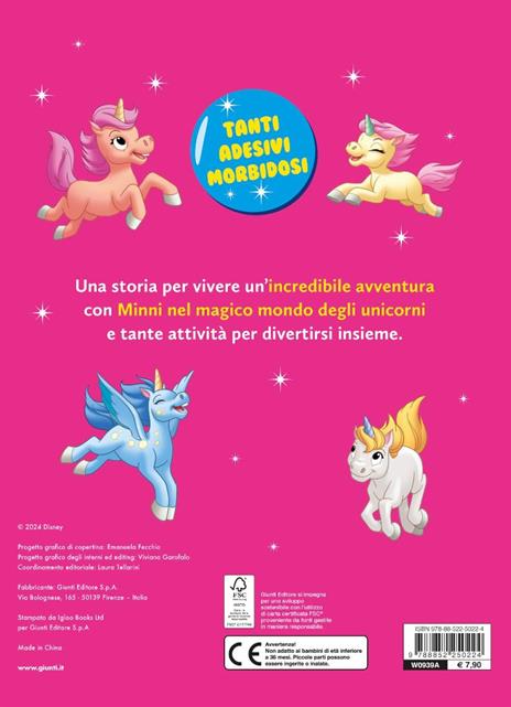 Unicorni. Minnie. Bubble stickers. Storia e giochi, con tanti adesivi morbidosi. Ediz. a colori - 5