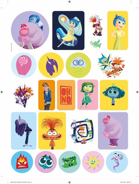 100 pagine di giochi e attività. Inside Out 2. Con adesivi. Ediz. a colori - 4