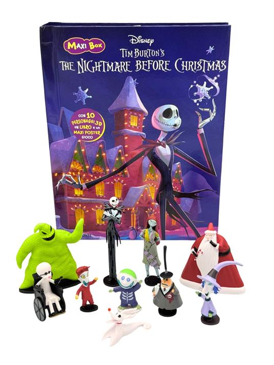 The Nightmare before Christmas. Maxi box. Ediz. a colori. Con 10 figurine 3D - copertina