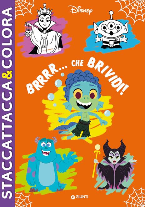 Brrr... che brividi! Disney. Staccattacca&colora. Con adesivi. Ediz. a colori - copertina