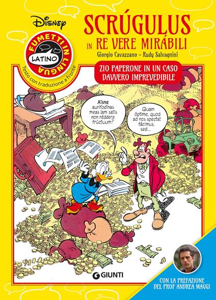 Scrúgulus in re vere mirábili. Zio Paperone in un caso davvero imprevedibile. Fumetti in lingua - copertina