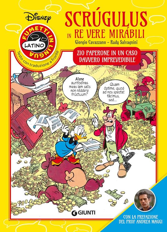 Scrúgulus in re vere mirábili. Zio Paperone in un caso davvero imprevedibile. Fumetti in lingua - copertina