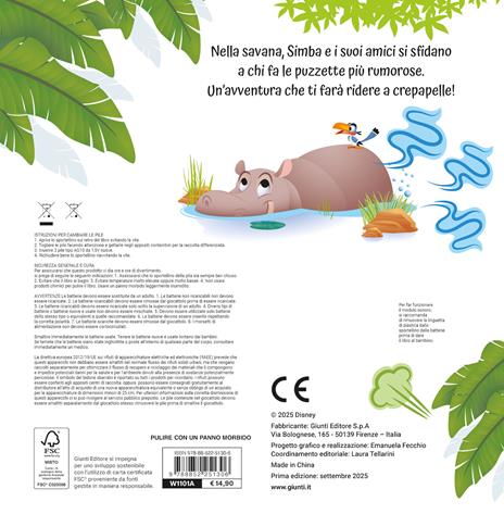 Le puzzette della savana. Libro sonoro premi e ascolta. Ediz. a colori - 2