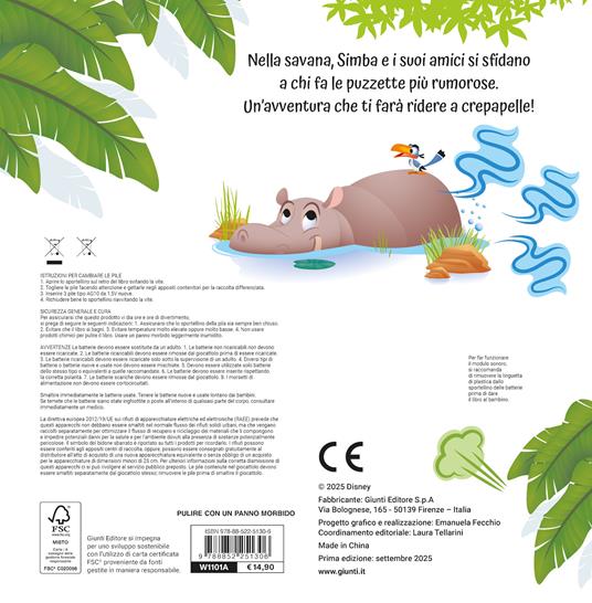Le puzzette della savana. Libro sonoro premi e ascolta. Ediz. a colori - 2