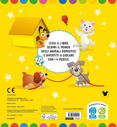 Animali domestici. Libro maxi puzzle Disney. Gioca e impara a conoscerli - Walt Disney - 4