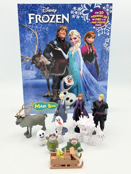 Frozen. Maxi box. Ediz. a colori. Con maxi poster gioco. Con 10 personaggi 3D - copertina
