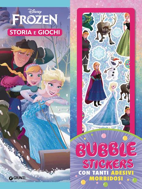 Frozen. Storia e giochi. Bubble stickers. Ediz. a colori. Con Adesivi - copertina