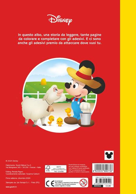 Gli amici della fattoria. Staccattacca & colora. Con adesivi. Ediz. illustrata - 4