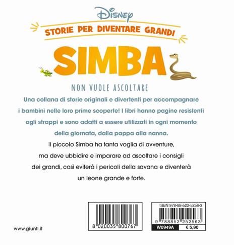 Simba non vuole ascoltare. Storie per diventare grandi. Ediz. a colori - 5
