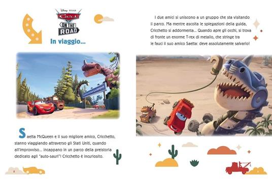 Cars on the road. Bubble stickers. Storia e giochi. Cars. Ediz. illustrata. Con Adesivi - 3