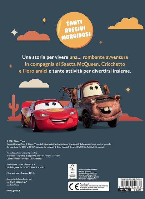Cars on the road. Bubble stickers. Storia e giochi. Cars. Ediz. illustrata. Con Adesivi - 5