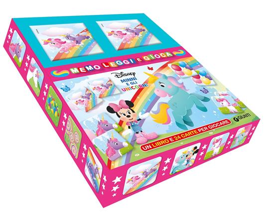 Minni e gli unicorni. Memo leggi e gioca. Ediz. a colori. Con 24 Carte - copertina