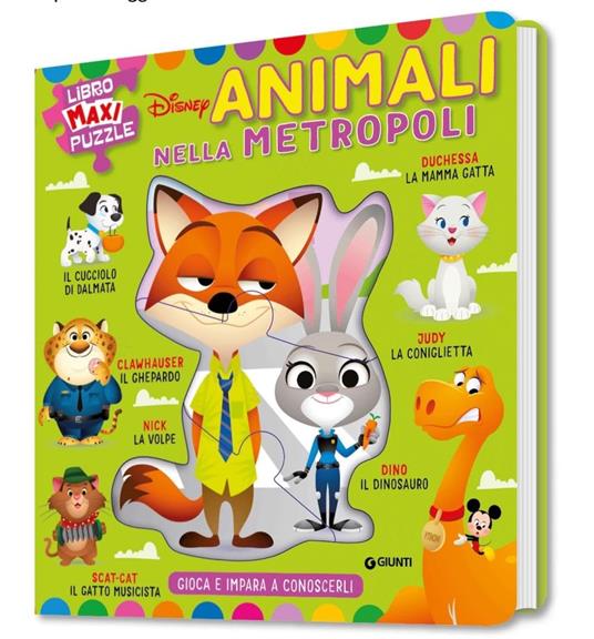 Animali nella metropoli. Gioca e impara a conoscerli. Libro maxi puzzle. Ediz. a colori - 4