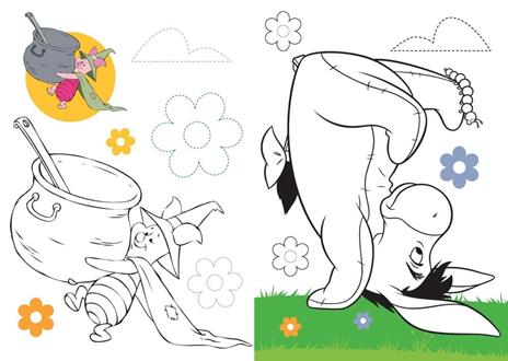 Amici del bosco. Winnie the Pooh. Disegna & colora. Ediz. illustrata - 4