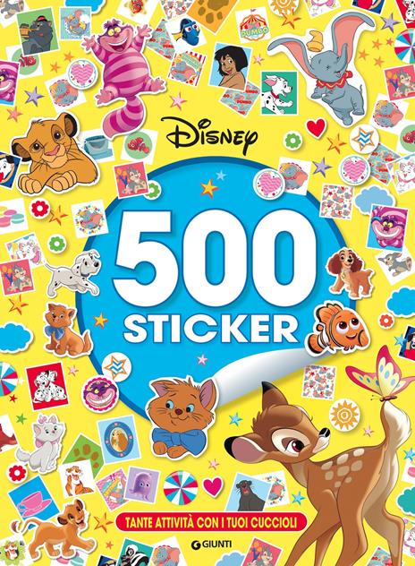 Cuccioli Disney. 500 sticker. Tante attività con i tuoi cuccioli. Ediz. a colori - copertina