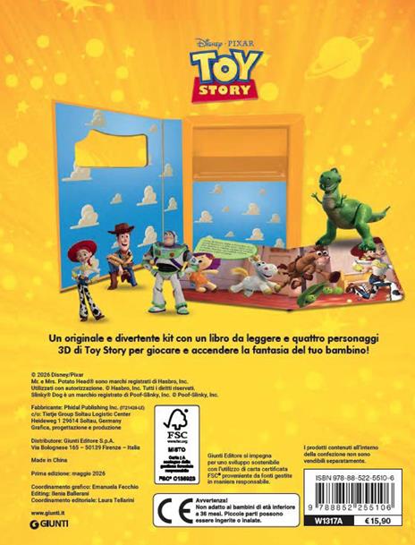Toy Story. Baby box. Ediz. a colori. Con 4 personaggi Disney 3D - 2