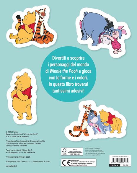 Winnie the Pooh. Super staccattacca. Gioca, attacca, impara. Con adesivi. Ediz. a colori - 2