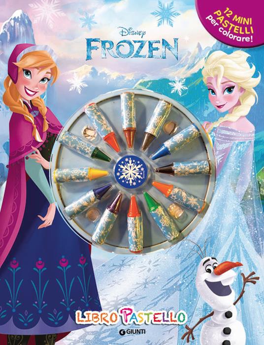 Frozen. Libro pastello. Ediz. a colori. Con 12 mini pastelli a cera - copertina