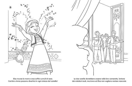 Frozen. Libro pastello. Ediz. a colori. Con 12 mini pastelli a cera - 2