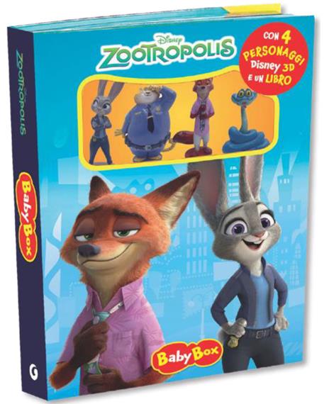 Zootropolis. Baby box. Con 4 personaggi Disney 3D - Walt Disney - copertina