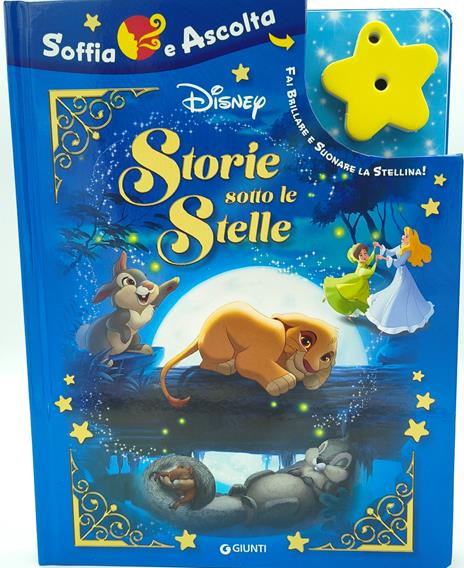 Storie sotto le stelle. Disney. Soffia e ascolta. Fai brillare e suonare la stellina! Ediz. a colori - copertina