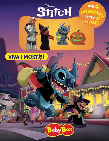 Viva i mostri! Stitch. Baby box. Ediz. a colori. Con 4 personaggi 3D - copertina