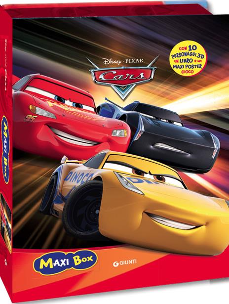 Cars. Maxi box. Ediz. a colori. Con 10 personaggi 3D. Con Poster - copertina