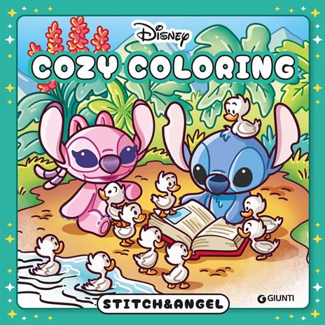 Stitch & Angel. Cozy coloring Disney. Ediz. illustrata - copertina