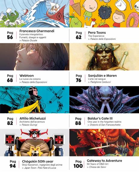 Lucca Comics & Games 2024. Artbook delle mostre. Ediz. a colori - 3