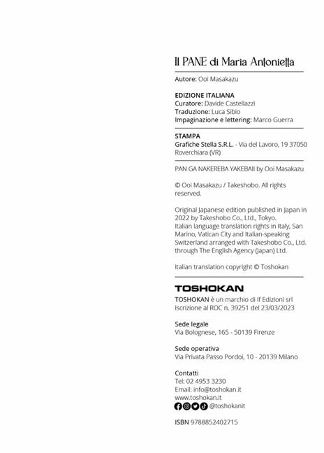 Il pane di Maria Antonietta - Masakazu Ooi - 3