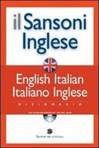 Il Sansoni inglese. Dizionario English-Italian, italiano-inglese. Ediz. bilingue. Con CD-ROM - copertina
