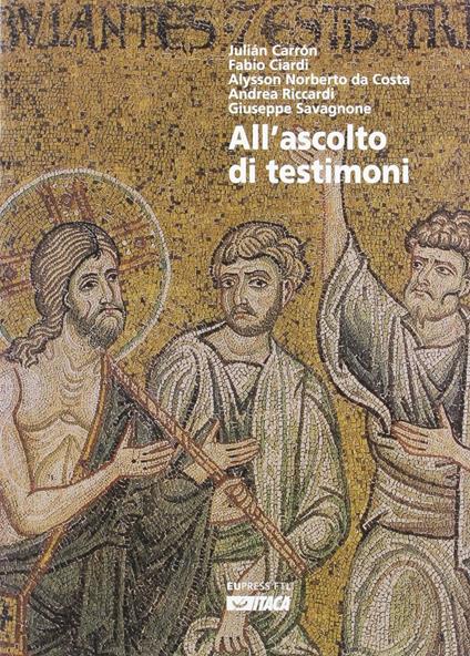 All'ascolto di testimoni - copertina