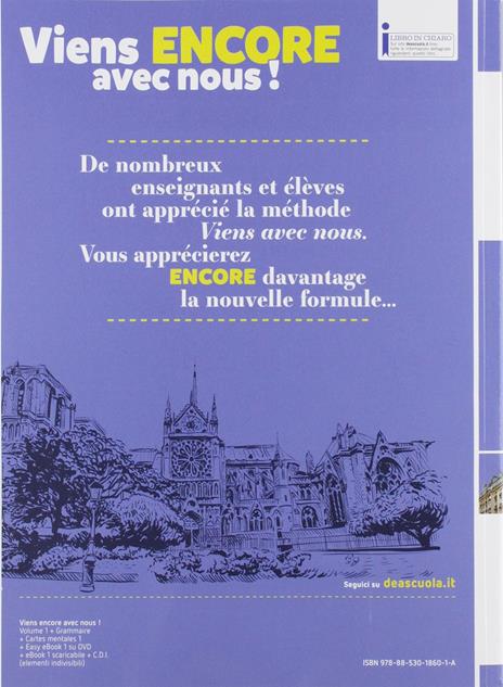  Viens encore avec nous! Livre élève et cahier d'exercices. Per la Scuola media. Con e-book. Con espansione online. Con 2 libri: cartes mentales-Grammaire. Con DVD-ROM. Vol. 1 - 7