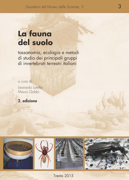 La fauna del suolo. Tassonomia, ecologia e metodi di studio dei principali gruppi di invertebrati terrestri italiani - copertina