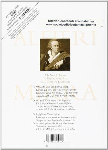  Mirra -  Vittorio Alfieri - copertina