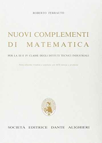  Nuovi complementi di matematica. Per la 3ª e 4ª classe degli Ist. tecnici industriali -  Roberto Ferrauto - copertina