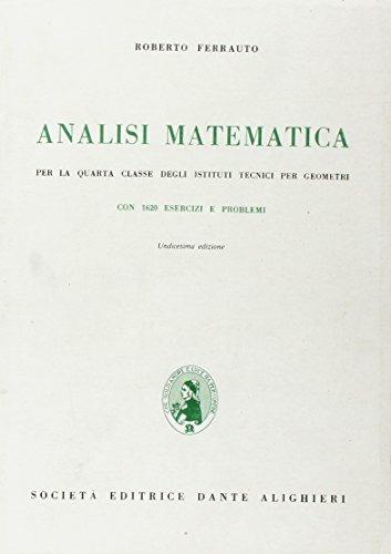  Analisi matematica. Per la 4ª classe degli Ist. tecnici per geometri -  Roberto Ferrauto - copertina