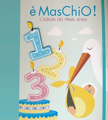 È maschio! L'album dei primi anni - copertina