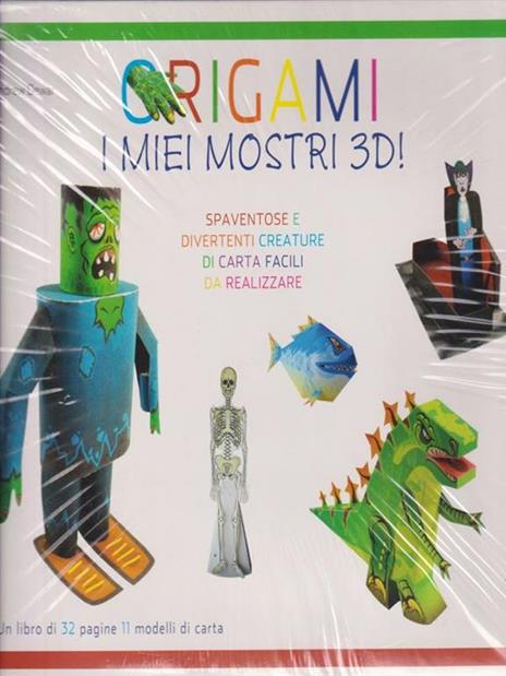 Origami. I miei mostri 3D! Ediz. illustrata. Con gadget - Andrew Dewar - 4