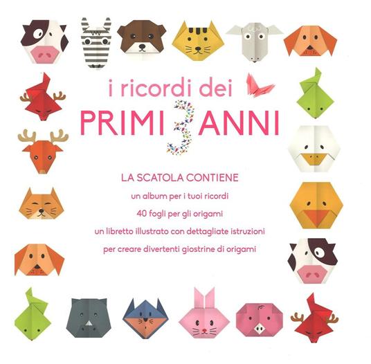 I ricordi dei primi 3 anni. Giostrine di origami. Versione bambina. Con gadget - copertina
