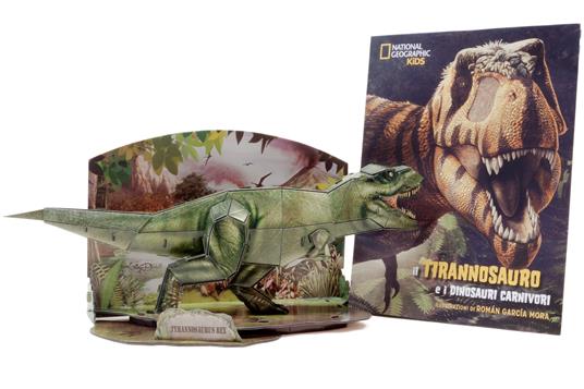 Il tirannosauro e i dinosauri carnivori. Dinosauri 3D. Ediz. illustrata. Con Puzzle - 4